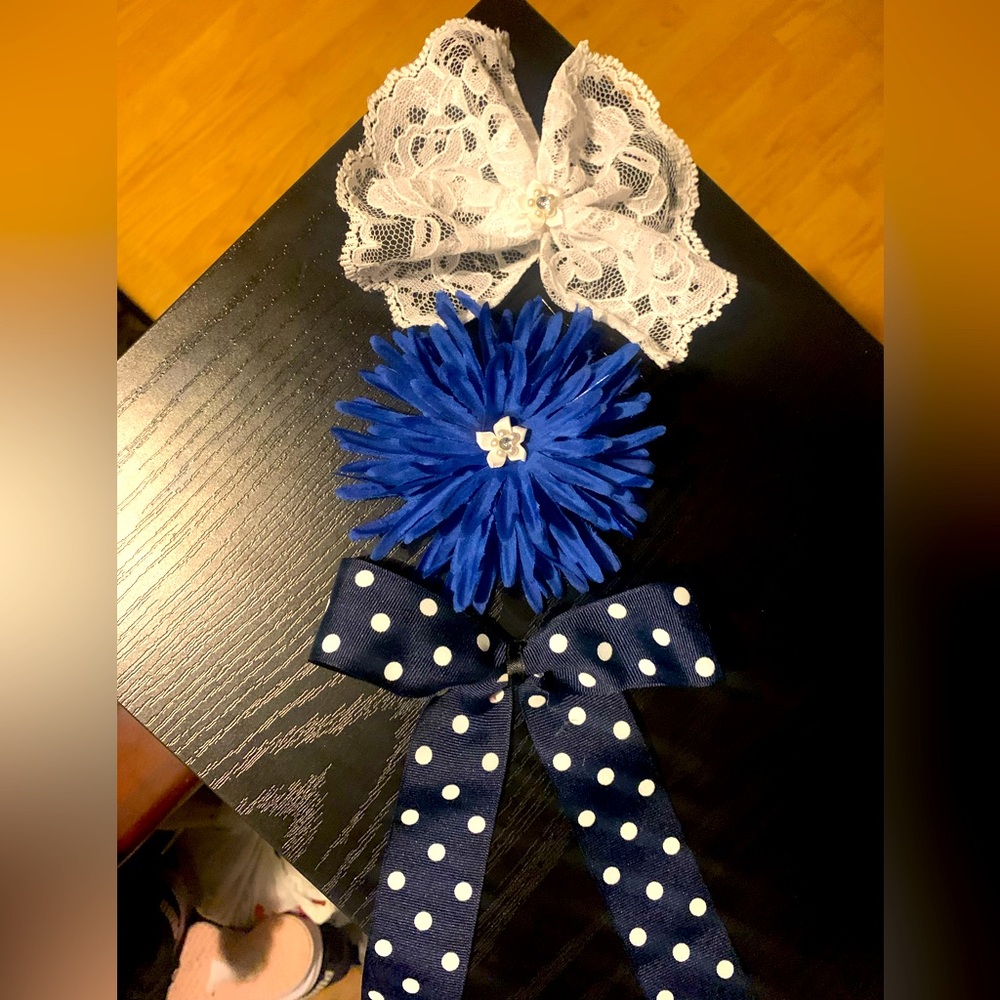 Fashion hair Bows 3 Pk Bundle